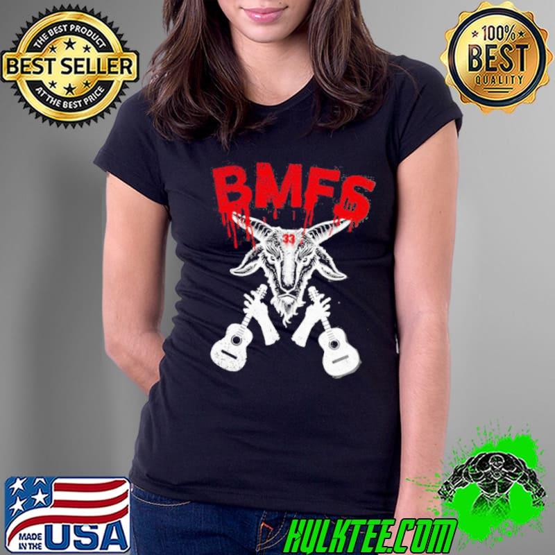 Bmfs metal goat band s Ladies Tee Bmfs metal goat band s Ladies Tee