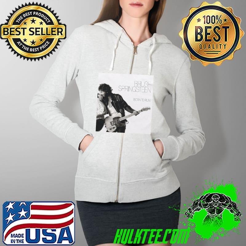Bruce springsteen born to run album cover white Full Zip Hooded Bruce springsteen born to run album cover white Full Zip Hooded