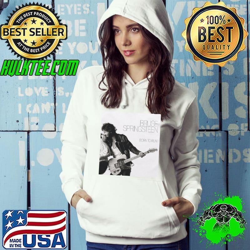 Bruce springsteen born to run album cover white Hoodie Bruce springsteen born to run album cover white Hoodie