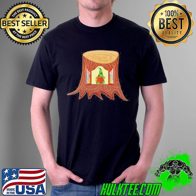 Christmas gnome tree stump shirt