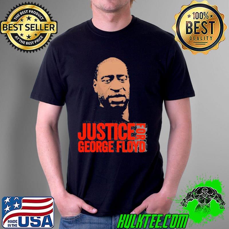 Classic design red text justice for george Floyd shirt