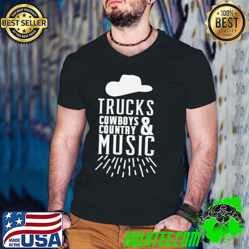 Cowboy cowgirl trucks and country music s Guys V Neck Cowboy cowgirl trucks and country music s Guys V Neck