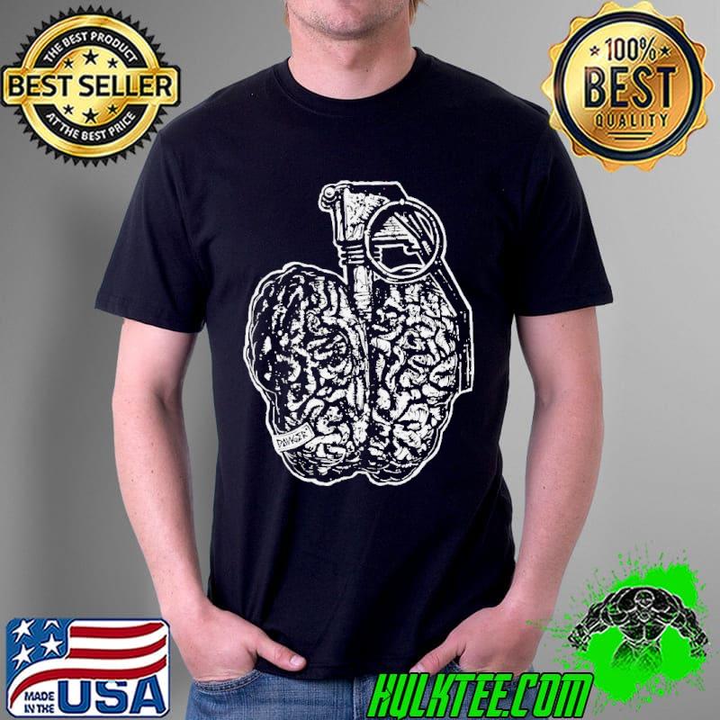 Danger brain grenade shirt