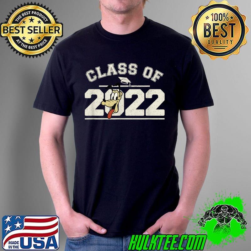 Disney Mickey And Friends Pluto Class Of 2022 Graduation T-Shirt