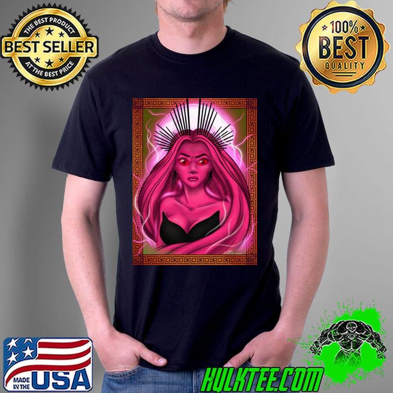 Dread queen with background design shirt
