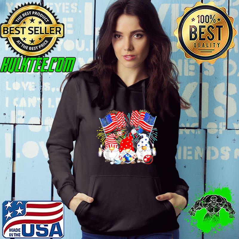 Firework Three Gnomes 4th Of July Independence Day T-Shirt Hoodie Firework Three Gnomes 4th Of July Independence Day T-Shirt Hoodie