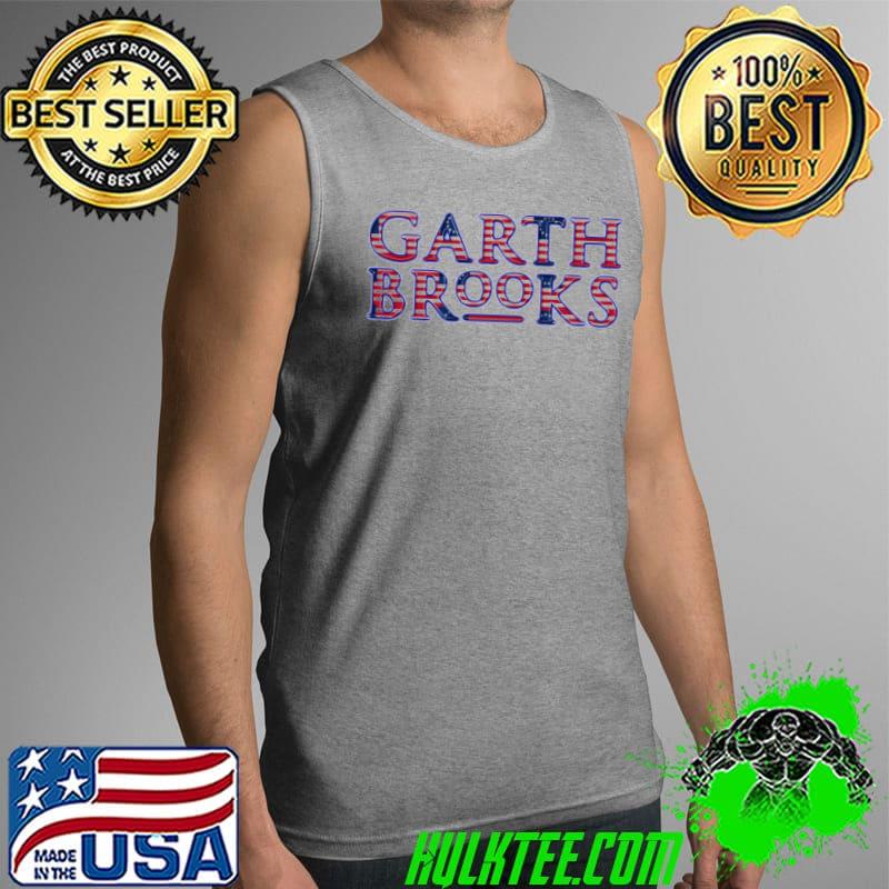 Garth brooks mix American flag design Tank Top Garth brooks mix American flag design Tank Top