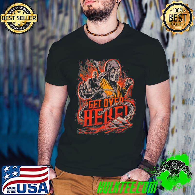 Get over here scorpion mortal kombat shirt