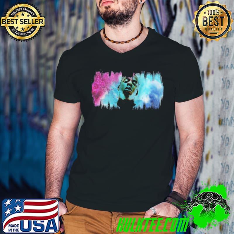 Gradient background jay z rapper shirt