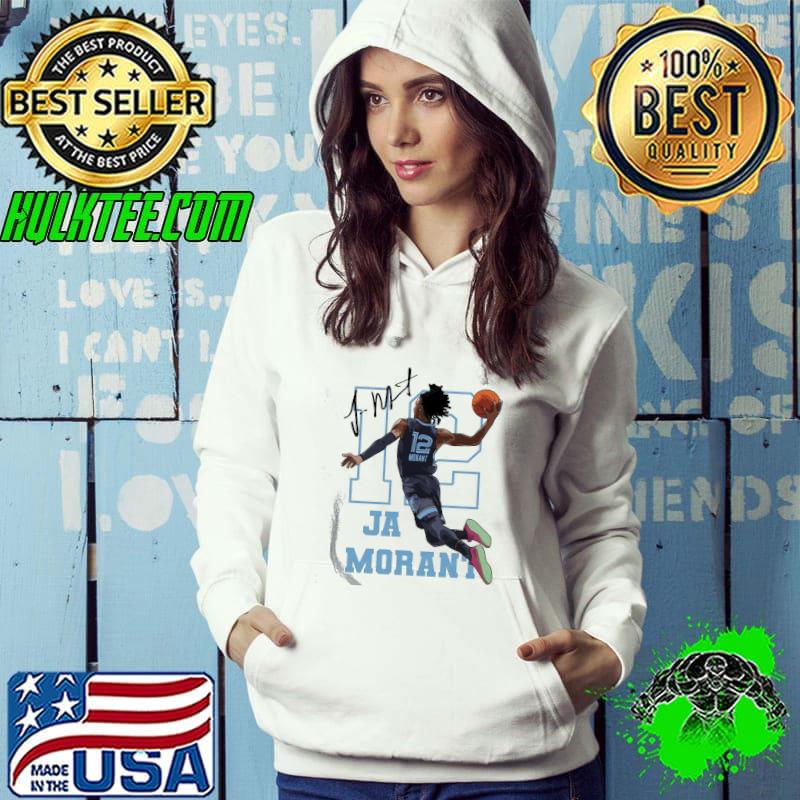 Graphic design ja morant signature memphis grizzlies basketball Hoodie Graphic design ja morant signature memphis grizzlies basketball Hoodie