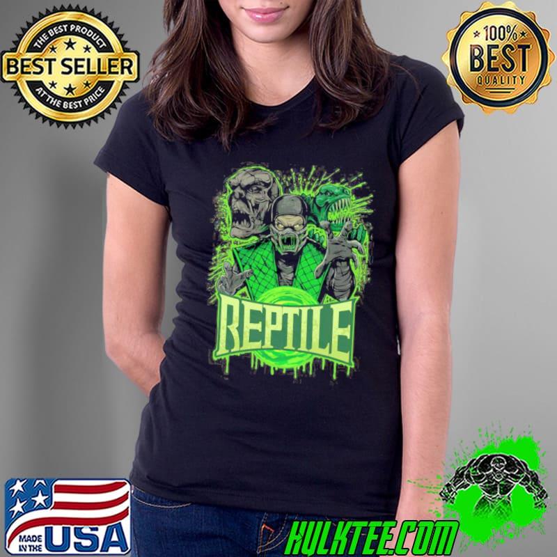 Green design of reptile mortal kombat Ladies Tee Green design of reptile mortal kombat Ladies Tee