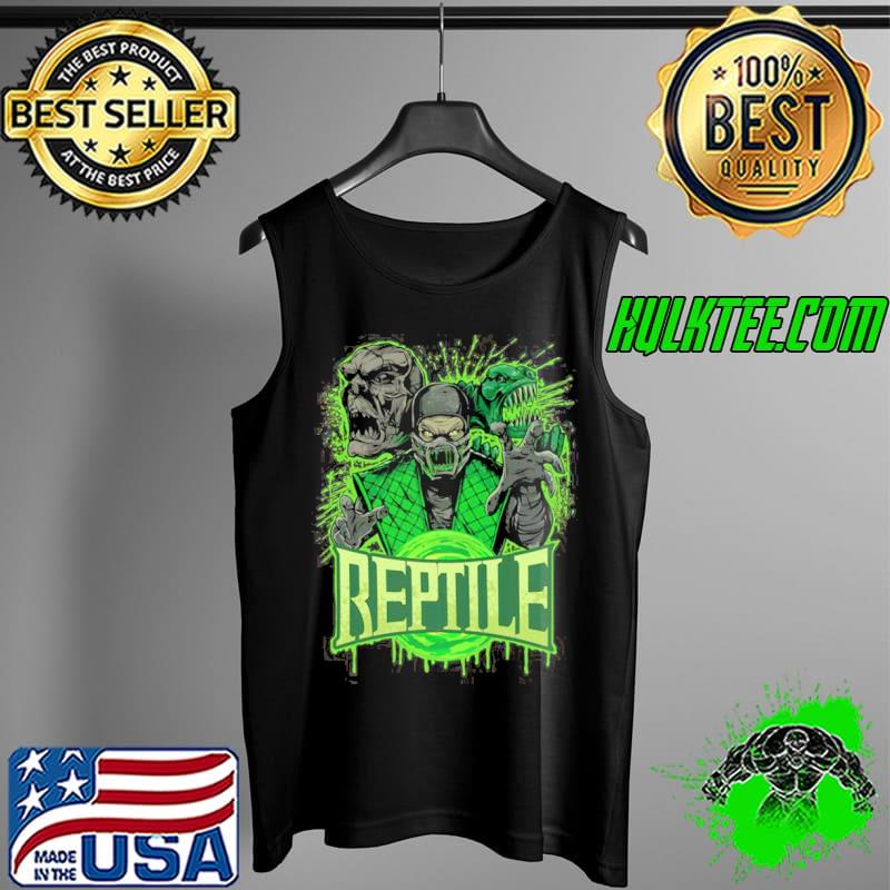 Green design of reptile mortal kombat Tank Top Green design of reptile mortal kombat Tank Top