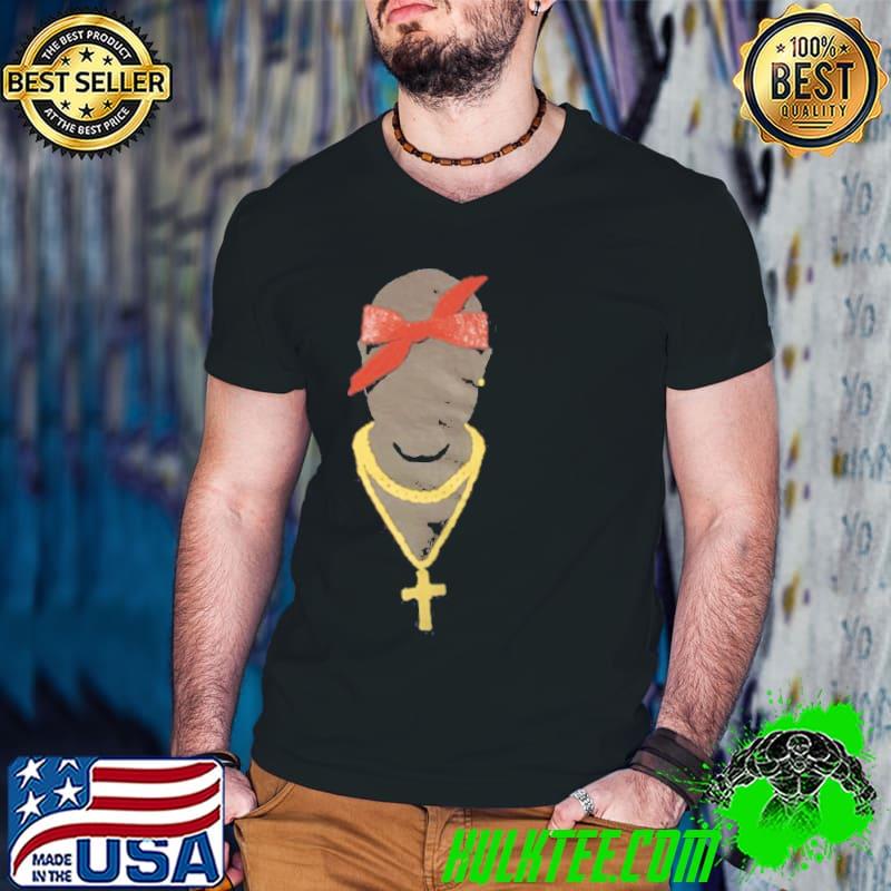Hood king tupac rapper shirt