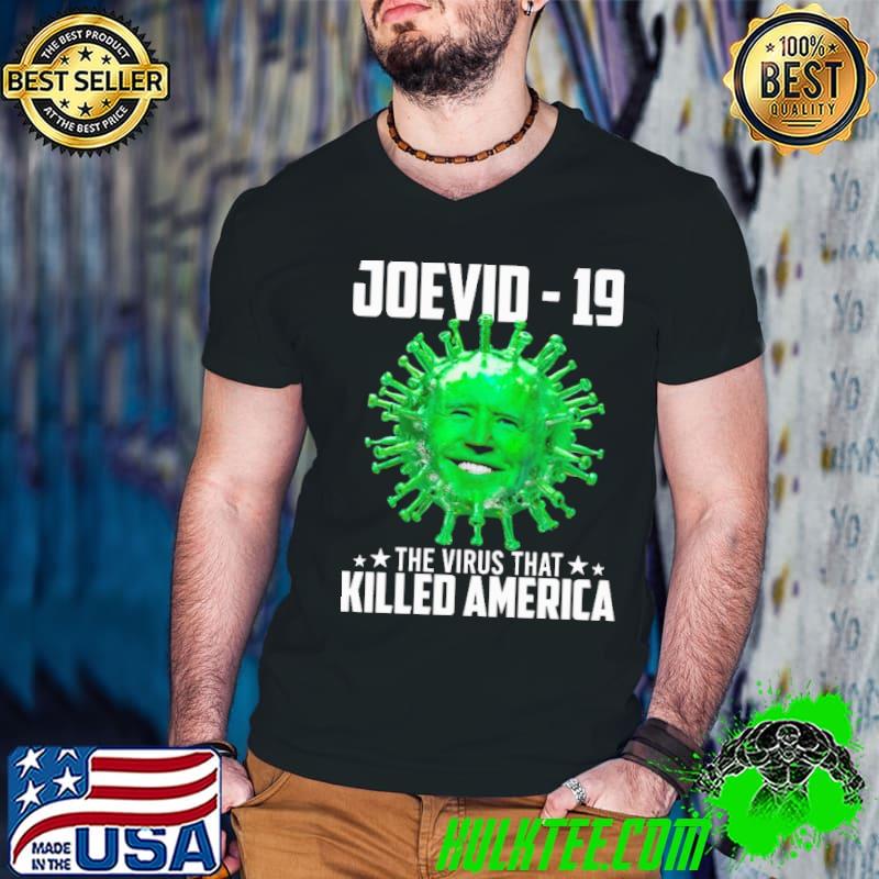 Joevid 19 The Virus That Killed America Biden Shirt Guys V Neck Joevid 19 The Virus That Killed America Biden Shirt Guys V Neck