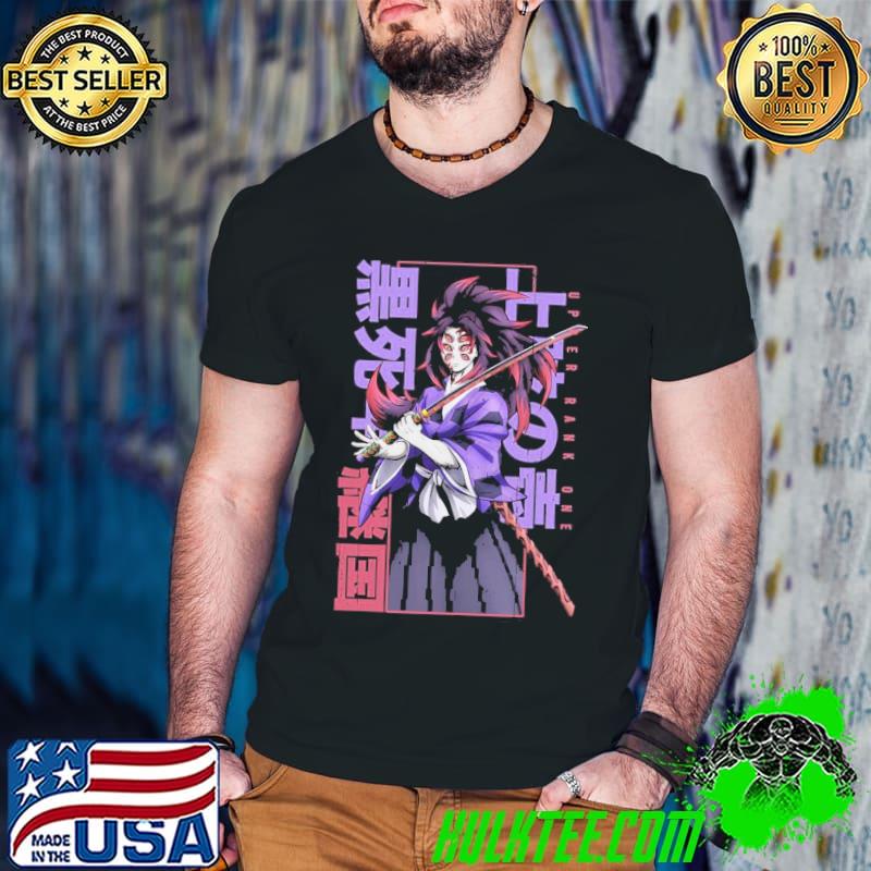 Kokushibo kimetsu no yaiba demon slayer anime shirt