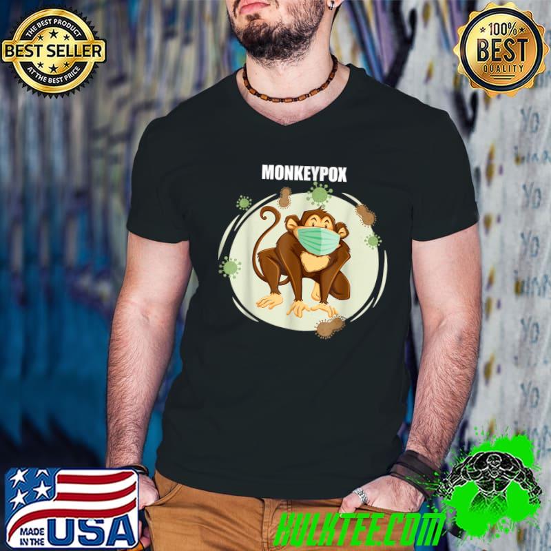 Monkeypox, Monkeypox 2022 T-Shirt Guys V Neck Monkeypox, Monkeypox 2022 T-Shirt Guys V Neck
