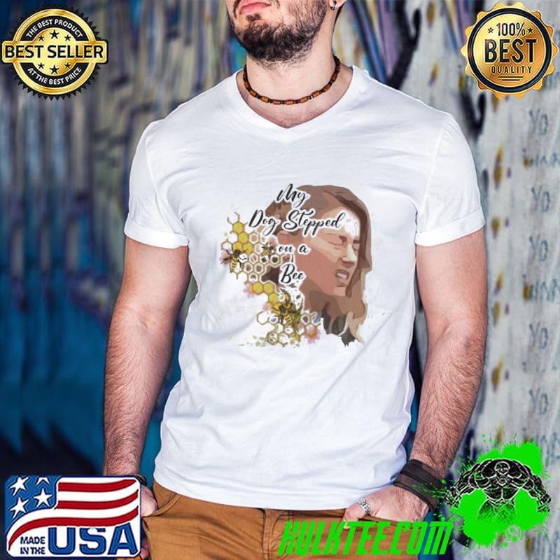 My dog stepped on a bee amber heard johnny depp justice for johnny trial hearsay mega pint shirt