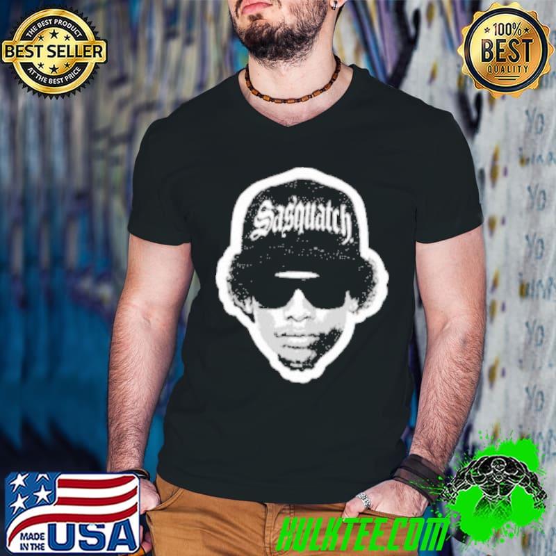 Sasquatch pixelated gray scale eazye rapper shirt Sasquatch pixelated gray scale eazye rapper shirt