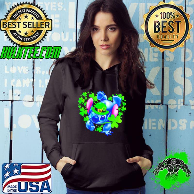St patrick's day stitch heart Hoodie St patrick's day stitch heart Hoodie