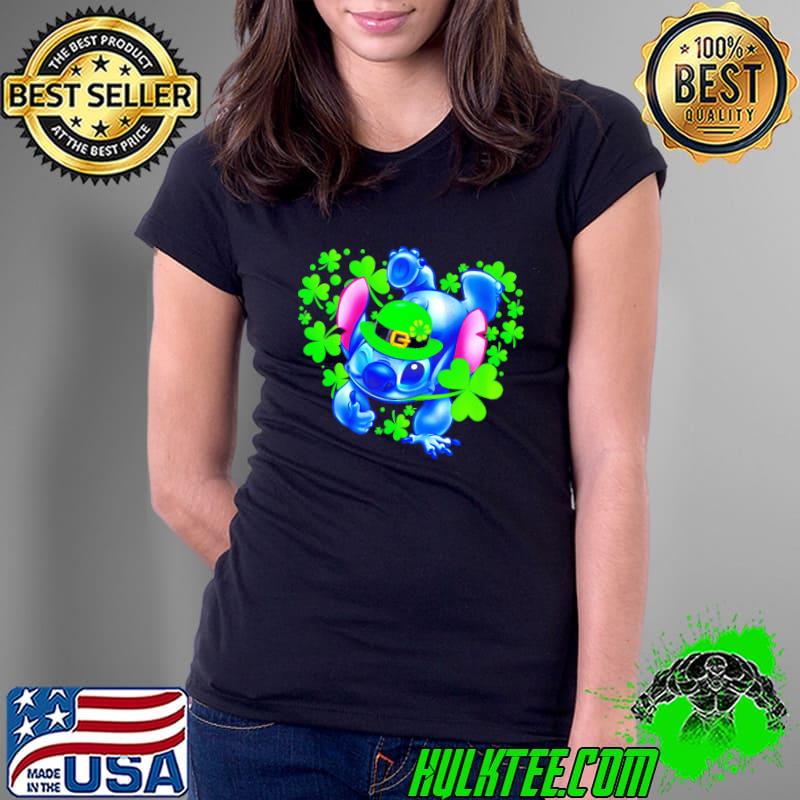 St patrick's day stitch heart Ladies Tee St patrick's day stitch heart Ladies Tee