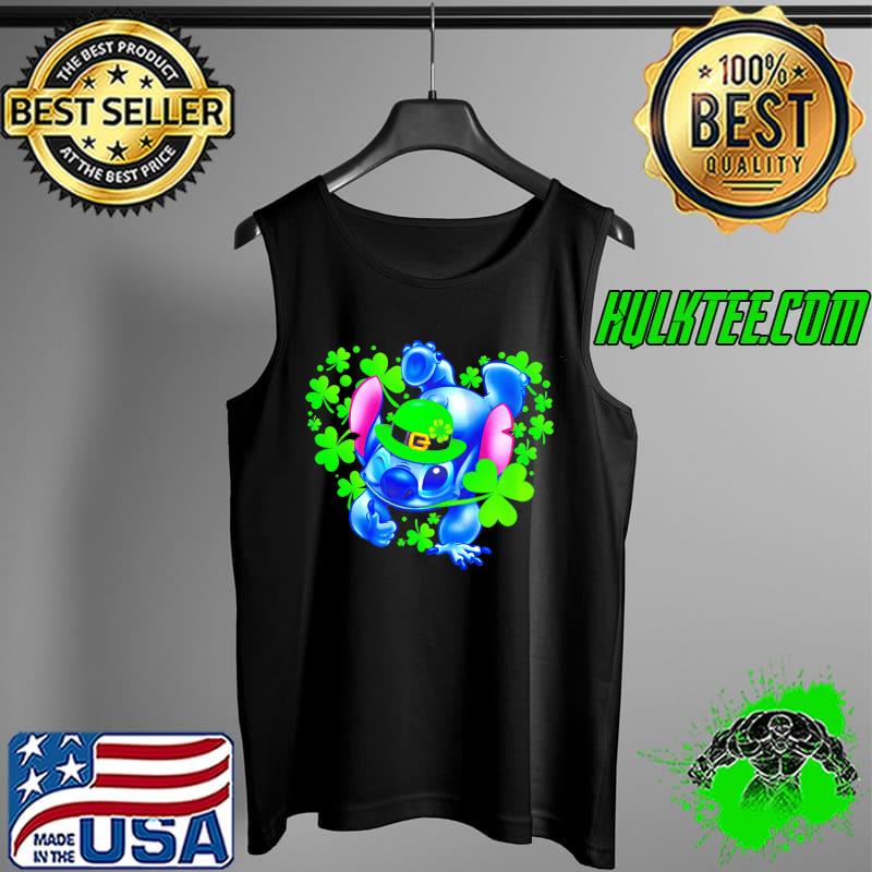 St patrick's day stitch heart Tank Top St patrick's day stitch heart Tank Top