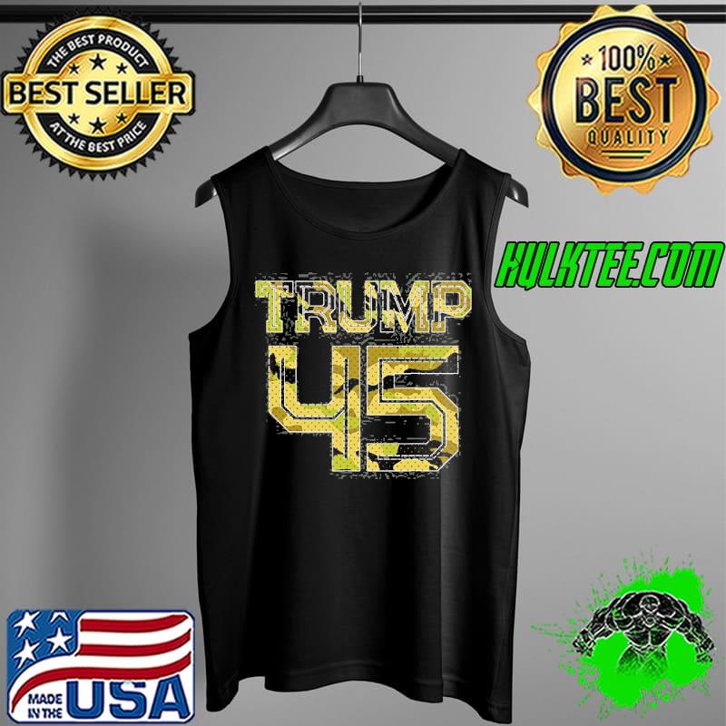 Trump 45 camo jersey style letters Tank Top Trump 45 camo jersey style letters Tank Top