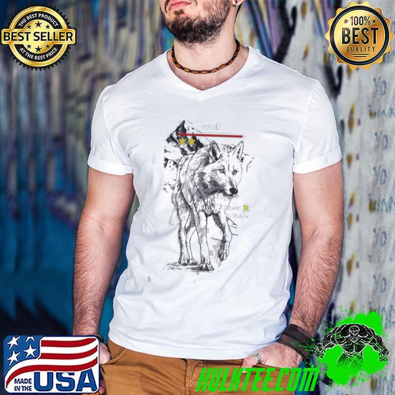 Valheim wolf press to tame shirt