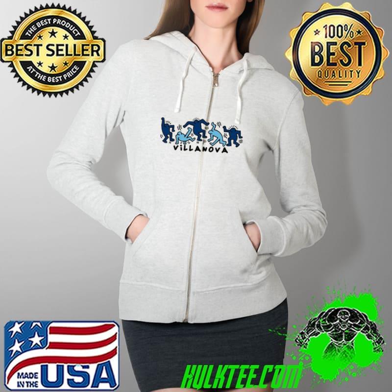 Villanova groovy people men's basketball Full Zip Hooded Villanova groovy people men's basketball Full Zip Hooded
