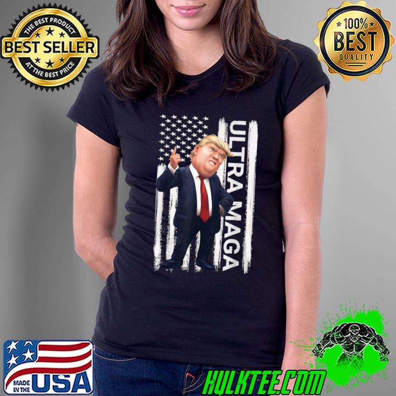 Vintage Grunge MAGA American Flag Pro Trump Ultra Maga Gifts T-Shirt Ladies Tee Vintage Grunge MAGA American Flag Pro Trump Ultra Maga Gifts T-Shirt Ladies Tee