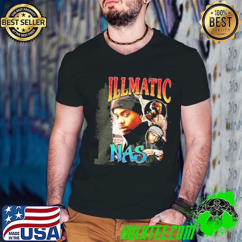 Vintage yaow illmatic nas rapper shirt