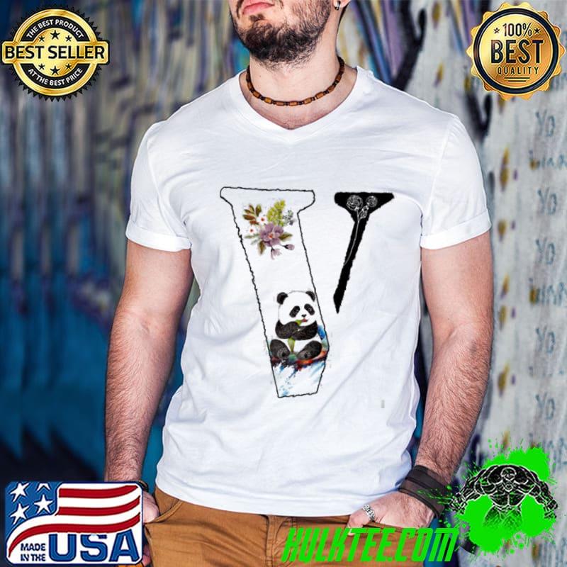 Vlone with beautiful panda cute design for v shirt