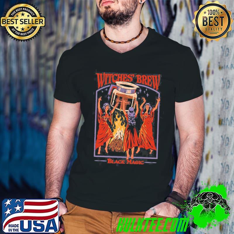 Witches' brew black magic funny vintage art shirt