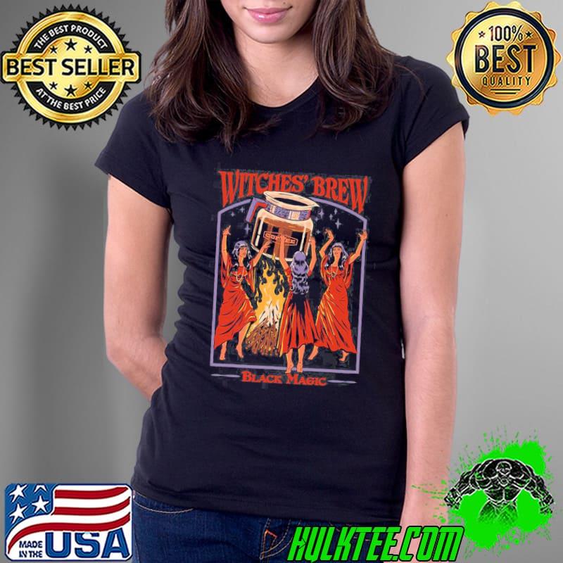 Witches' brew black magic funny vintage art Ladies Tee Witches' brew black magic funny vintage art Ladies Tee