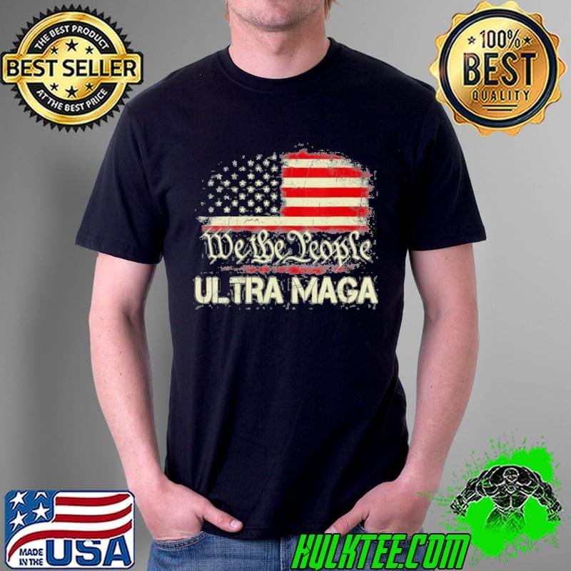Womens ultra maga funny antI Biden us flag pro Trump trendy Unisex Womens ultra maga funny antI Biden us flag pro Trump trendy Unisex