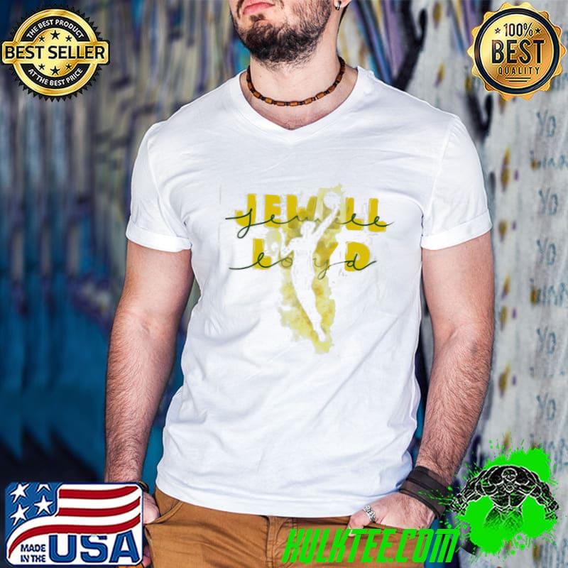 Yellow style wNBA jewell loyd shirt