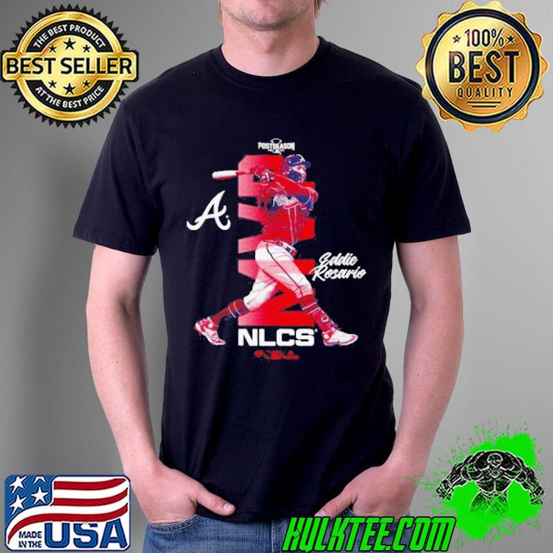 2021 eddie rosario black atlanta braves 2021 national league champions mvp shirt