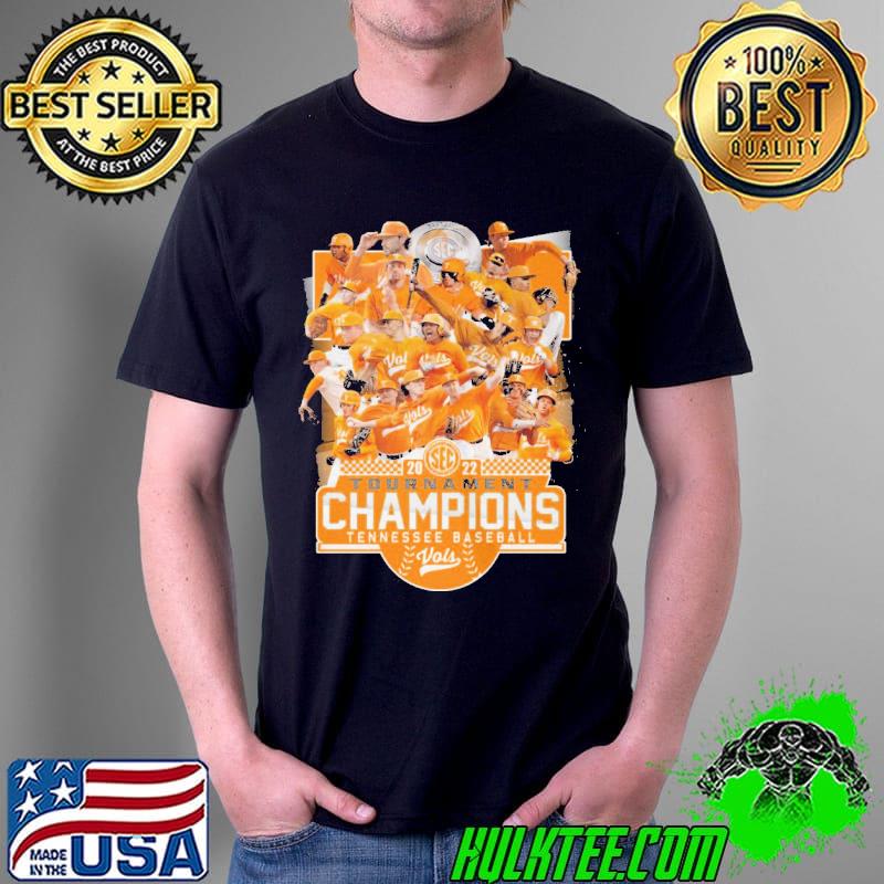 2022 tournament champions tennessee baseball shirt