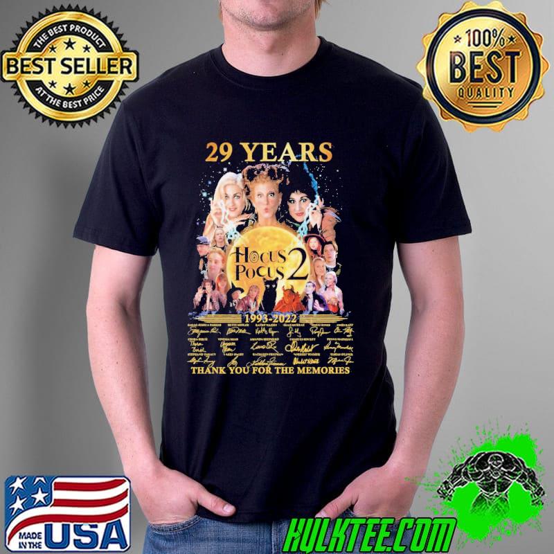 29 years hocus pocus 2 thank for the memories signatures shirt