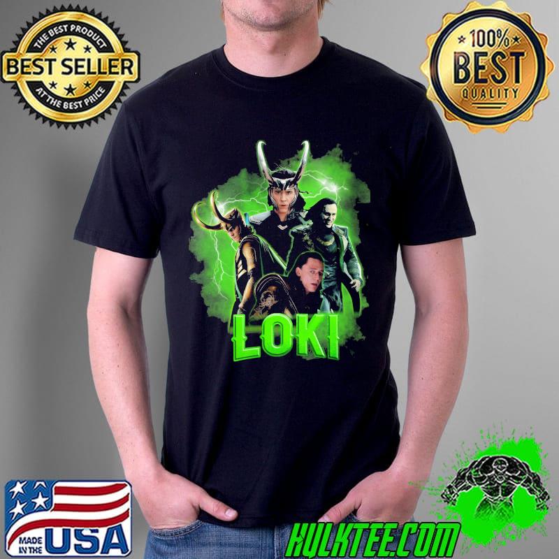 80's vintage art lokI laufeyson Marvel avengers shirt