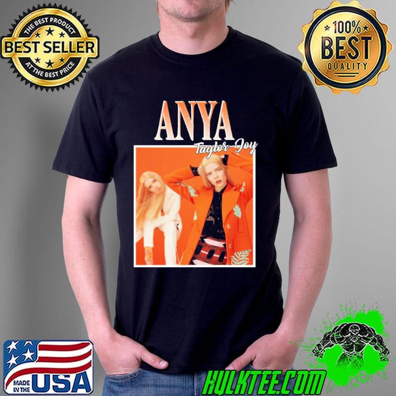 90's vintage art anya taylor joy shirt