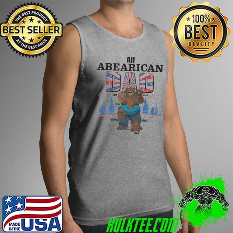 All Abearican Dad Shirt Tank Top All Abearican Dad Shirt Tank Top