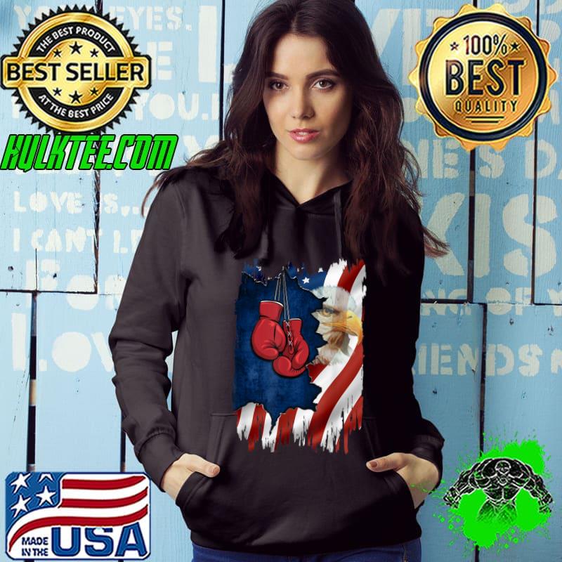 American Flag Boxer Tee - Boxing Lover For Mens 4th July Day T-Shirt Hoodie American Flag Boxer Tee - Boxing Lover For Mens 4th July Day T-Shirt Hoodie