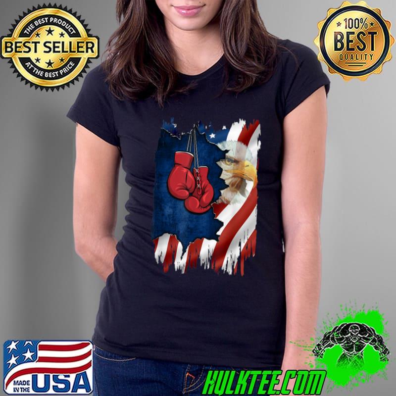 American Flag Boxer Tee - Boxing Lover For Mens 4th July Day T-Shirt Ladies Tee American Flag Boxer Tee - Boxing Lover For Mens 4th July Day T-Shirt Ladies Tee