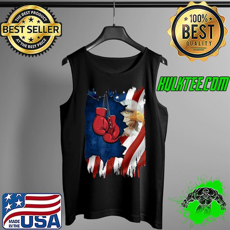 American Flag Boxer Tee - Boxing Lover For Mens 4th July Day T-Shirt Tank Top American Flag Boxer Tee - Boxing Lover For Mens 4th July Day T-Shirt Tank Top