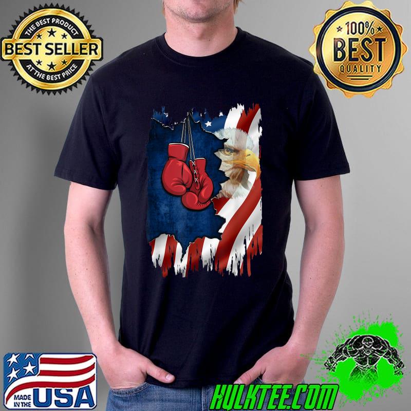 American Flag Boxer Tee - Boxing Lover For Mens 4th July Day T-Shirt American Flag Boxer Tee - Boxing Lover For Mens 4th July Day T-Shirt
