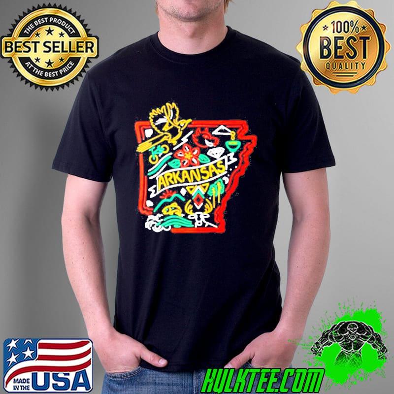 Andrew Steger Chris Jones Arkansas Neon mcrn sweater den