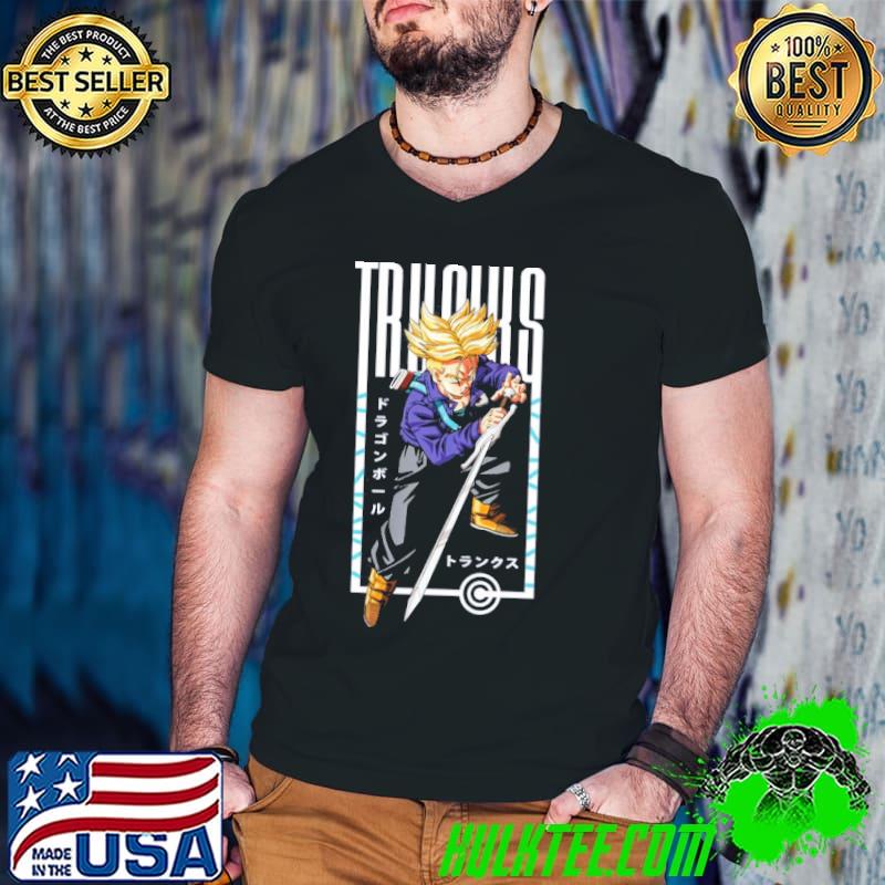 Anime dragon ball trunks s Guys V Neck Anime dragon ball trunks s Guys V Neck