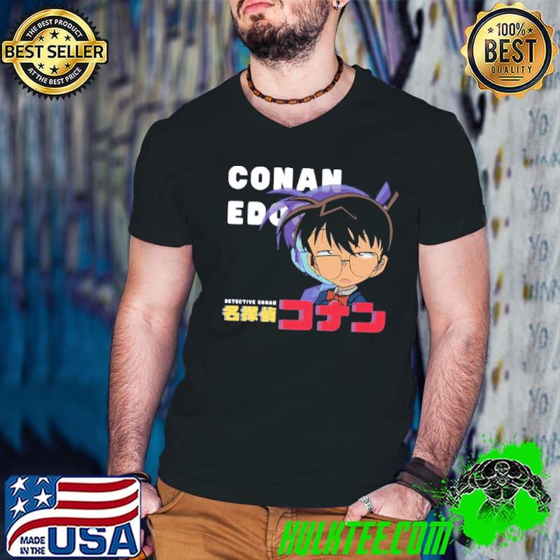 Anime manga conan edogawa detective s Guys V Neck Anime manga conan edogawa detective s Guys V Neck