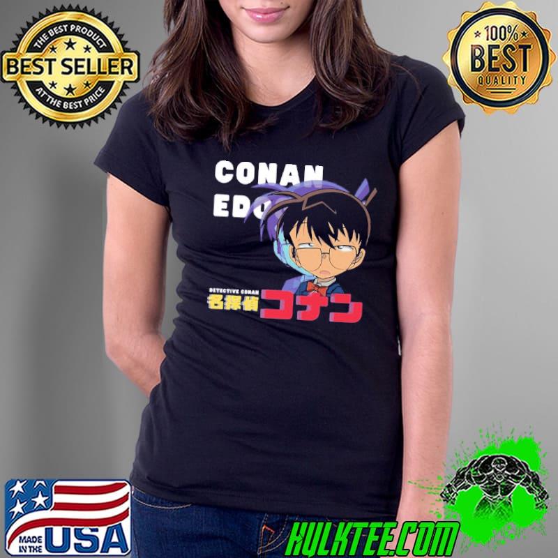 Anime manga conan edogawa detective s Ladies Tee Anime manga conan edogawa detective s Ladies Tee
