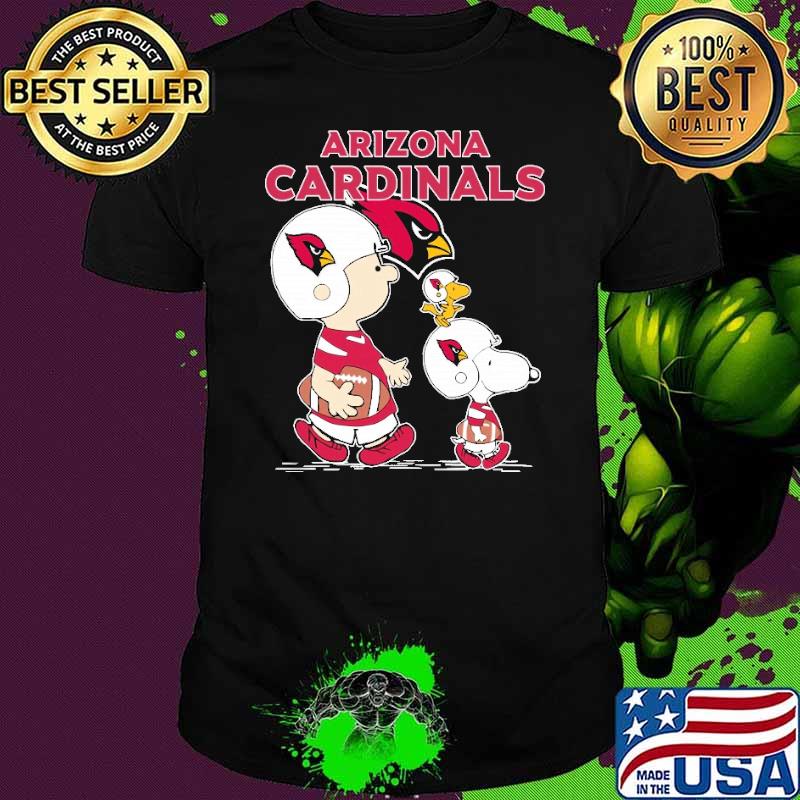 Arizona cardinals let's play Football together Snoopy NFL shirt